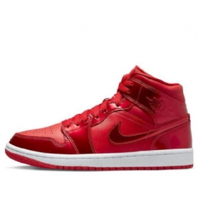 Nike Air Jordan 1 Mid Tops Se Retro Koripallokengät Naisille Punainen