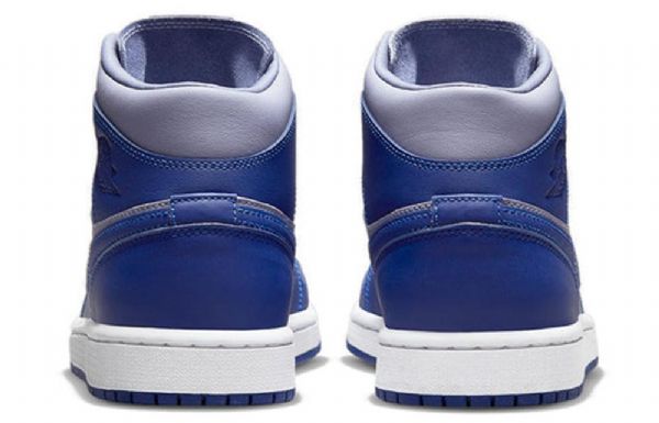 Nike Air Jordan 1 Mid Tops Se Retro Koripallokengät Naisille Purppura Deep Royal Sininen