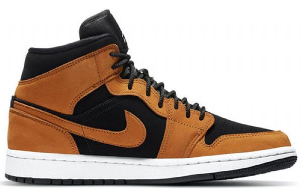 Nike Air Jordan 1 Mid Tops Se Retro Koripallokengät Naisille Ruskea Valkoinen