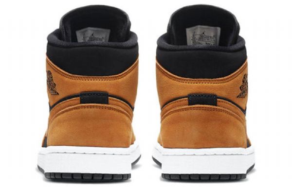Nike Air Jordan 1 Mid Tops Se Retro Koripallokengät Naisille Ruskea Valkoinen
