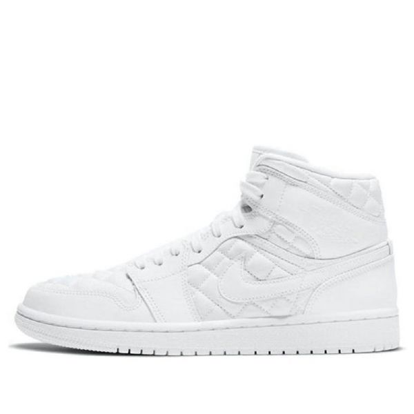 Nike Air Jordan 1 Mid Tops Se Retro Koripallokengät Naisille Valkoinen