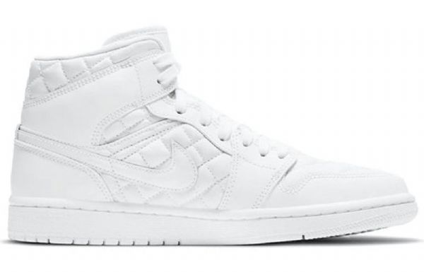 Nike Air Jordan 1 Mid Tops Se Retro Koripallokengät Naisille Valkoinen