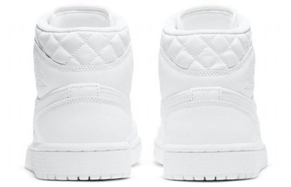 Nike Air Jordan 1 Mid Tops Se Retro Koripallokengät Naisille Valkoinen