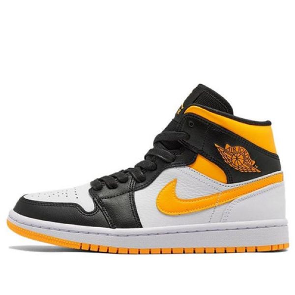 Nike Air Jordan 1 Mid Tops Se Retro Koripallokengät Naisille Valkoinen Oranssi