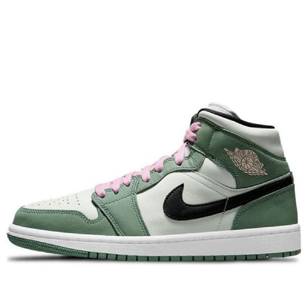 Nike Air Jordan 1 Mid Tops Se Retro Koripallokengät Naisille Vihreä