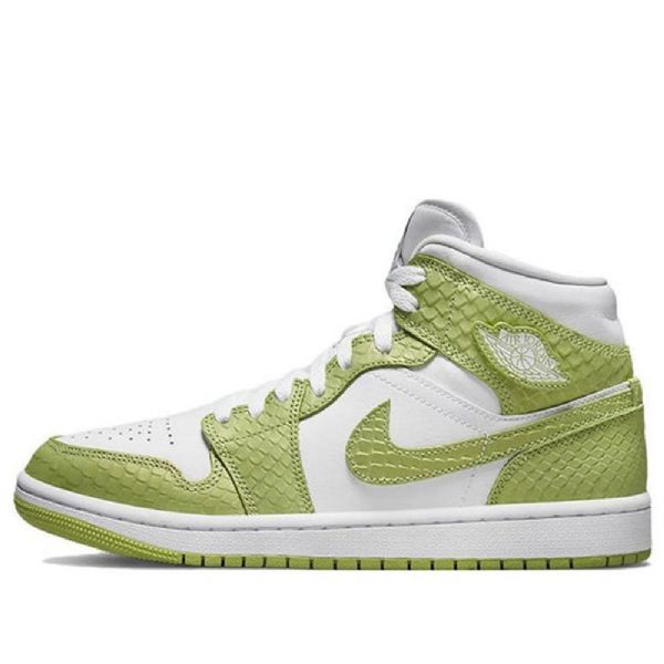 Nike Air Jordan 1 Mid Tops Se Retro Koripallokengät Naisille Vihreä