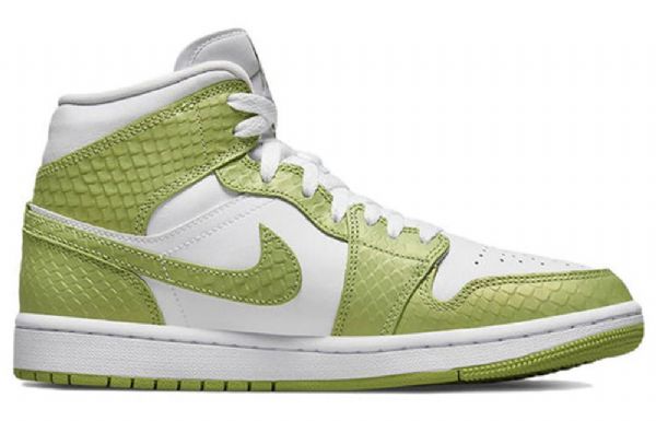 Nike Air Jordan 1 Mid Tops Se Retro Koripallokengät Naisille Vihreä