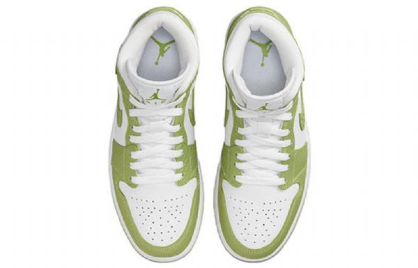 Nike Air Jordan 1 Mid Tops Se Retro Koripallokengät Naisille Vihreä