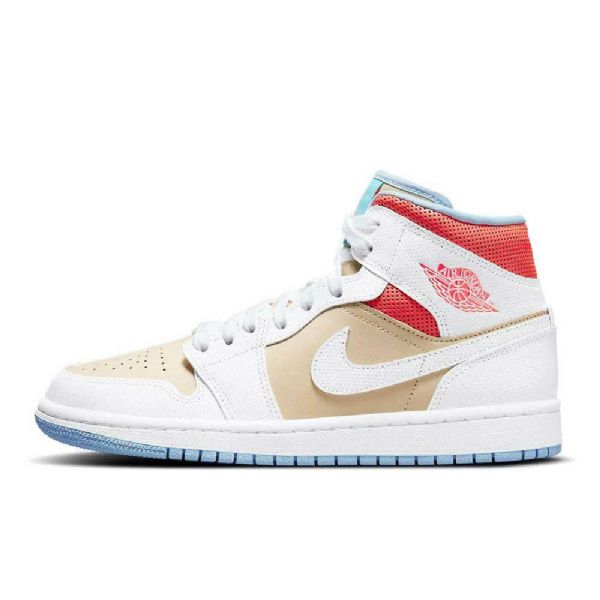 Nike Air Jordan 1 Mid Tops Se Seesamikengät Miehille Monivärinen