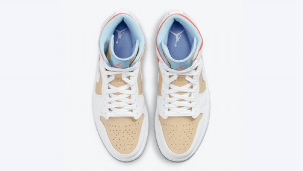 Nike Air Jordan 1 Mid Tops Se Seesamikengät Miehille Monivärinen