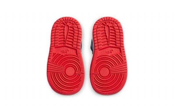 Nike Air Jordan 1 Mid Tops Se Td Kengät Lapsille Laivastonvalkoinen