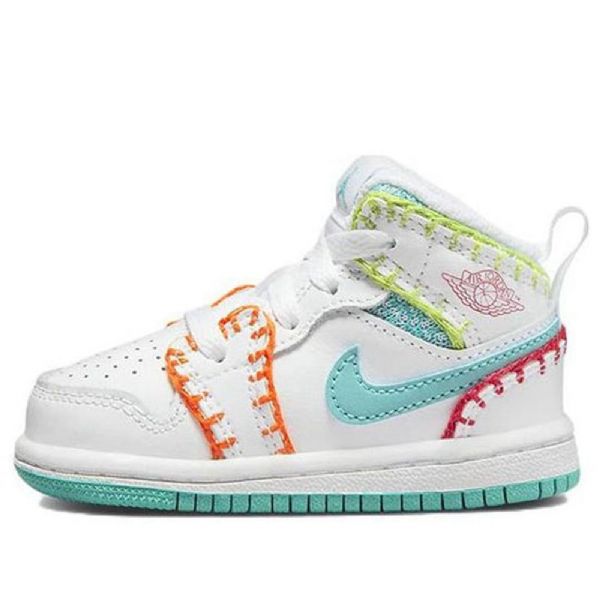 Nike Air Jordan 1 Mid Tops Se Td Kengät Lapsille Monivärinen