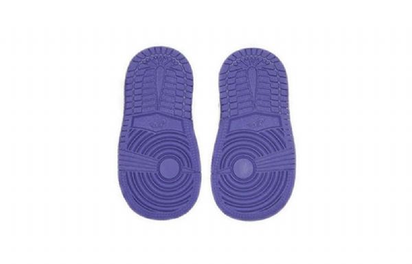 Nike Air Jordan 1 Mid Tops Se Td Kengät Lapsille Musta Violetti