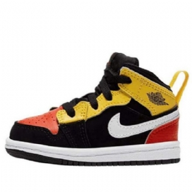 Nike Air Jordan 1 Mid Tops Se Td Kengät Lapsille Oranssi