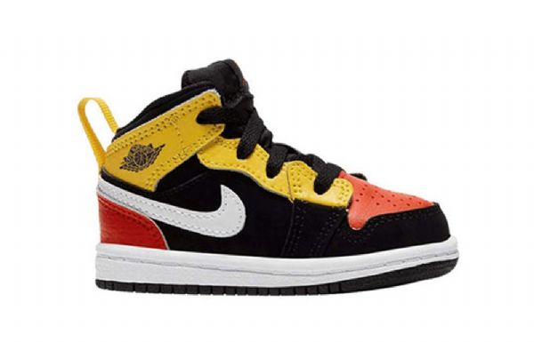 Nike Air Jordan 1 Mid Tops Se Td Kengät Lapsille Oranssi