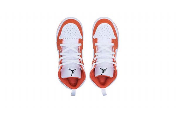 Nike Air Jordan 1 Mid Tops Se Td Kengät Lapsille Oranssi