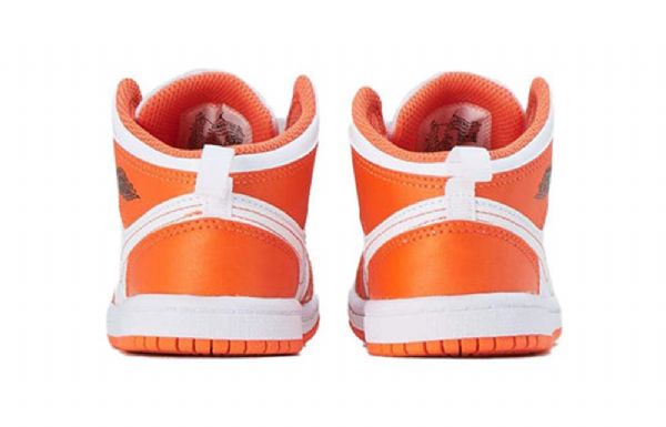 Nike Air Jordan 1 Mid Tops Se Td Kengät Lapsille Oranssi