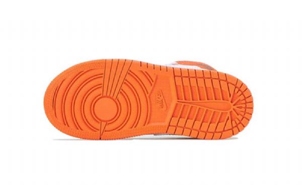 Nike Air Jordan 1 Mid Tops Se Td Kengät Lapsille Oranssi