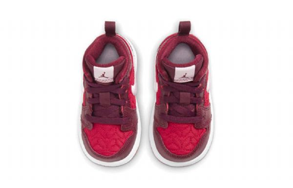 Nike Air Jordan 1 Mid Tops Se Td Kengät Lapsille Punainen