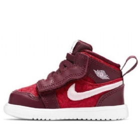 Nike Air Jordan 1 Mid Tops Se Td Kengät Lapsille Punainen