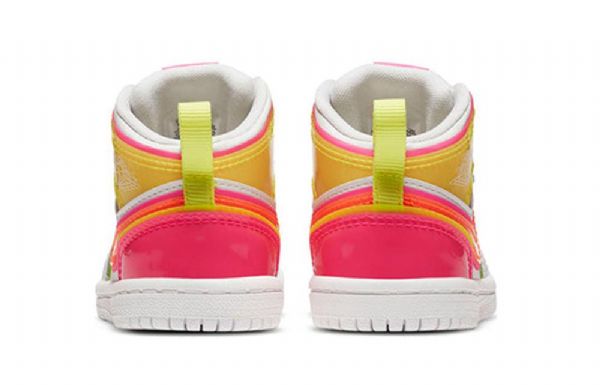 Nike Air Jordan 1 Mid Tops Se Td Kengät Lapsille Valkoinen