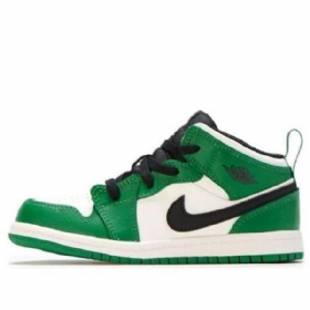 Nike Air Jordan 1 Mid Tops Se Td Kengät Lapsille Vihreä