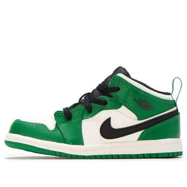 Nike Air Jordan 1 Mid Tops Se Td Kengät Lapsille Vihreä