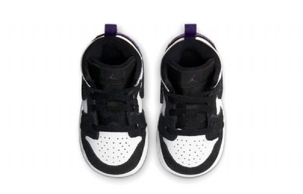 Nike Air Jordan 1 Mid Tops Se Td Kengät Lapsille Violetti