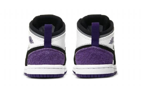 Nike Air Jordan 1 Mid Tops Se Td Kengät Lapsille Violetti