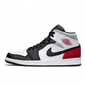 Nike Air Jordan 1 Mid Tops Se Union Toe Kengät Naisille Musta