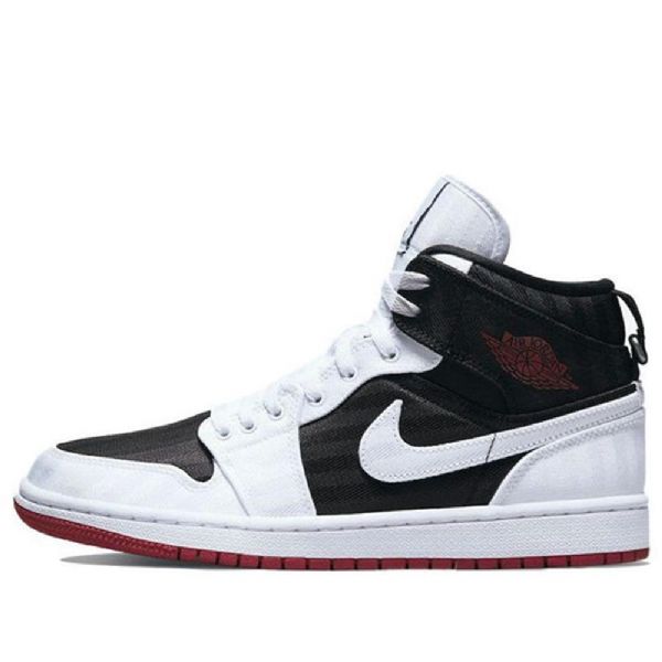 Nike Air Jordan 1 Mid Tops Se Utility Retro Koripallokengät Naisille Valkoinen Musta Punainen