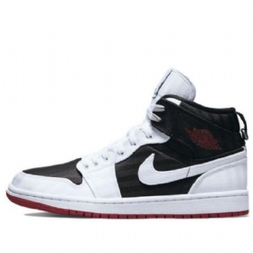 Nike Air Jordan 1 Mid Tops Se Utility Retro Koripallokengät Naisille Valkoinen Musta Punainen