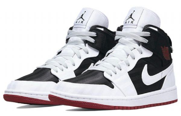 Nike Air Jordan 1 Mid Tops Se Utility Retro Koripallokengät Naisille Valkoinen Musta Punainen