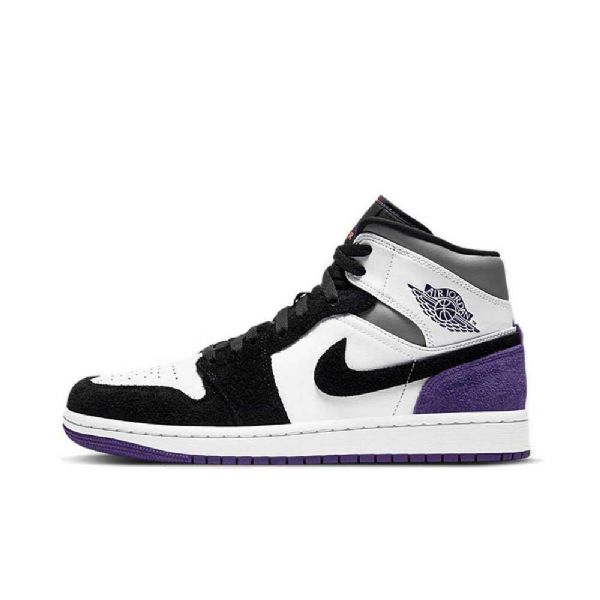 Nike Air Jordan 1 Mid Tops Se Varsity-kengät Naisille Violetti