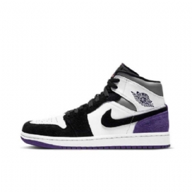 Nike Air Jordan 1 Mid Tops Se Varsity-kengät Naisille Violetti