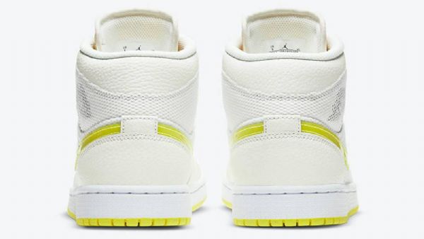 Nike Air Jordan 1 Mid Tops Se Voltage Kengät Miehille Keltainen
