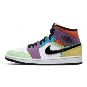 Nike Air Jordan 1 Mid Tops Secolor Kengät Miehille Moniväriset