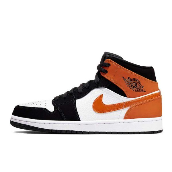 Nike Air Jordan 1 Mid Tops Shatteredboard Kengät Miehille Oranssin Musta