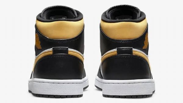 Nike Air Jordan 1 Mid Tops Siitepölykengät Miehille Musta Valkoinen Ruskea