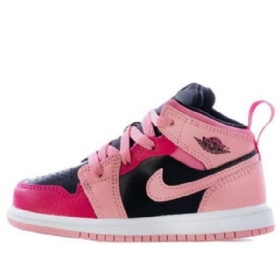 Nike Air Jordan 1 Mid Tops Td Kengät Lapsille Coral
