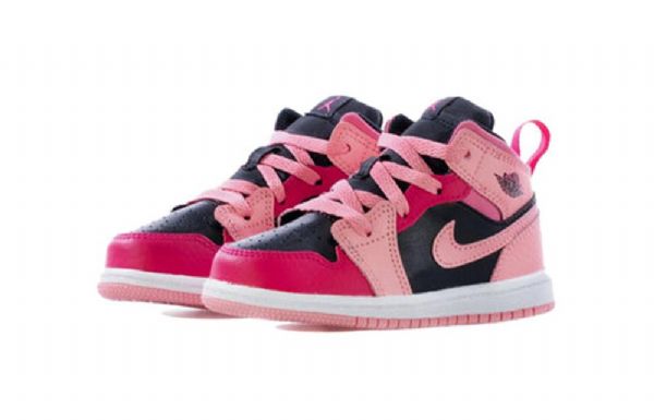 Nike Air Jordan 1 Mid Tops Td Kengät Lapsille Coral