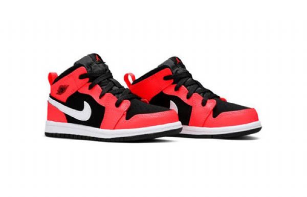 Nike Air Jordan 1 Mid Tops Td Kengät Lapsille Harmaa