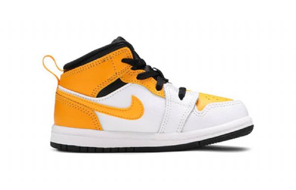 Nike Air Jordan 1 Mid Tops Td Kengät Lapsille Kultaa