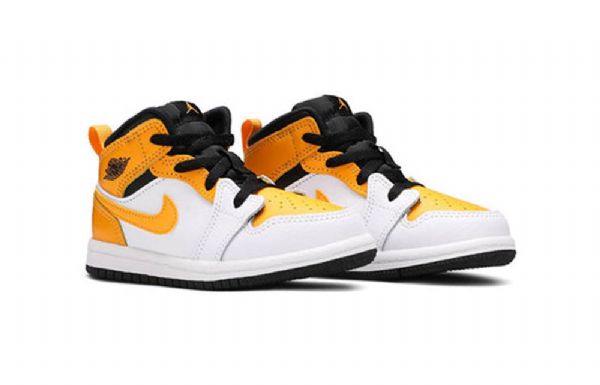 Nike Air Jordan 1 Mid Tops Td Kengät Lapsille Kultaa