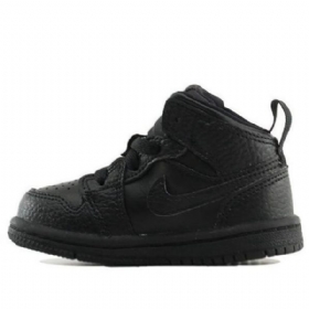 Nike Air Jordan 1 Mid Tops Td Kengät Lapsille Musta