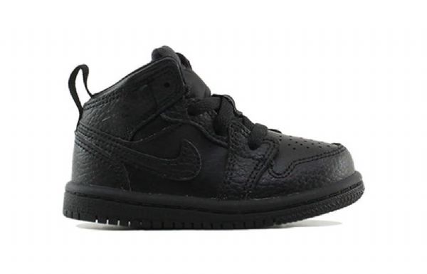 Nike Air Jordan 1 Mid Tops Td Kengät Lapsille Musta