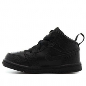Nike Air Jordan 1 Mid Tops Td Kengät Lapsille Musta
