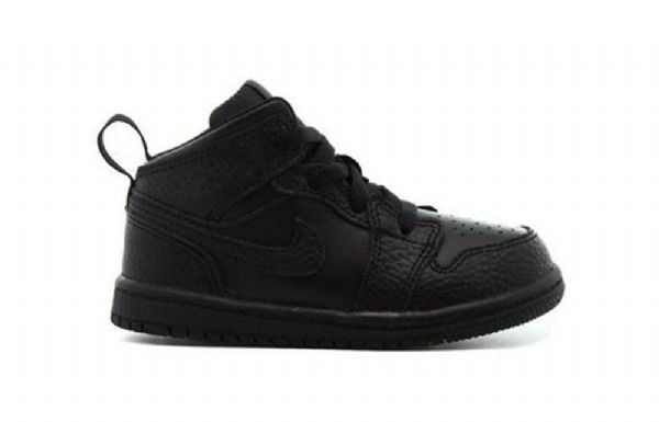 Nike Air Jordan 1 Mid Tops Td Kengät Lapsille Musta