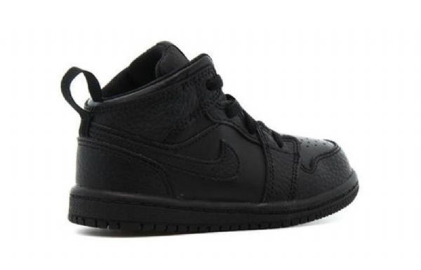 Nike Air Jordan 1 Mid Tops Td Kengät Lapsille Musta