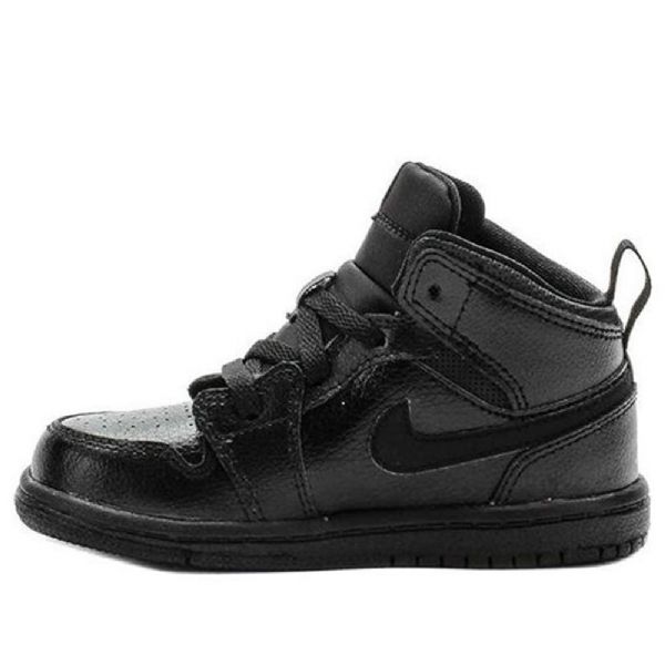 Nike Air Jordan 1 Mid Tops Td Kengät Lapsille Musta